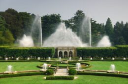 The water features at Longwood Gardens
