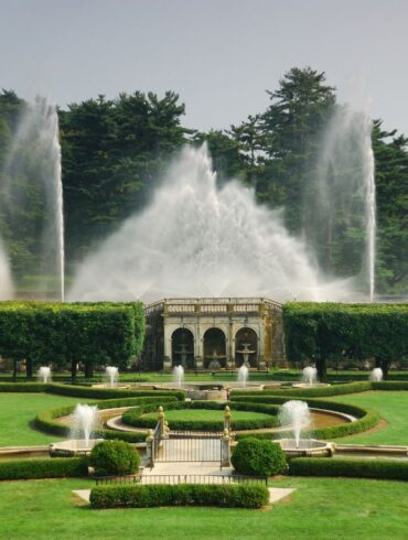 The water features at Longwood Gardens