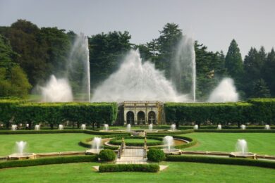 The water features at Longwood Gardens