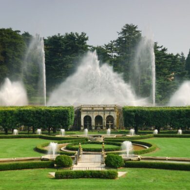 The water features at Longwood Gardens