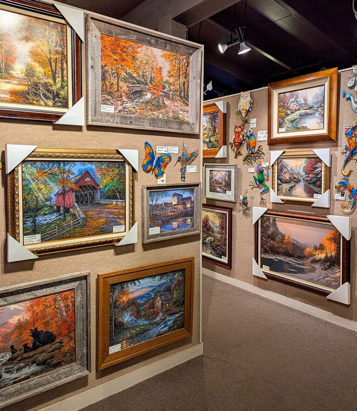 Lighthouse Galleries and Thomas Kinkade at Peddler's Village.