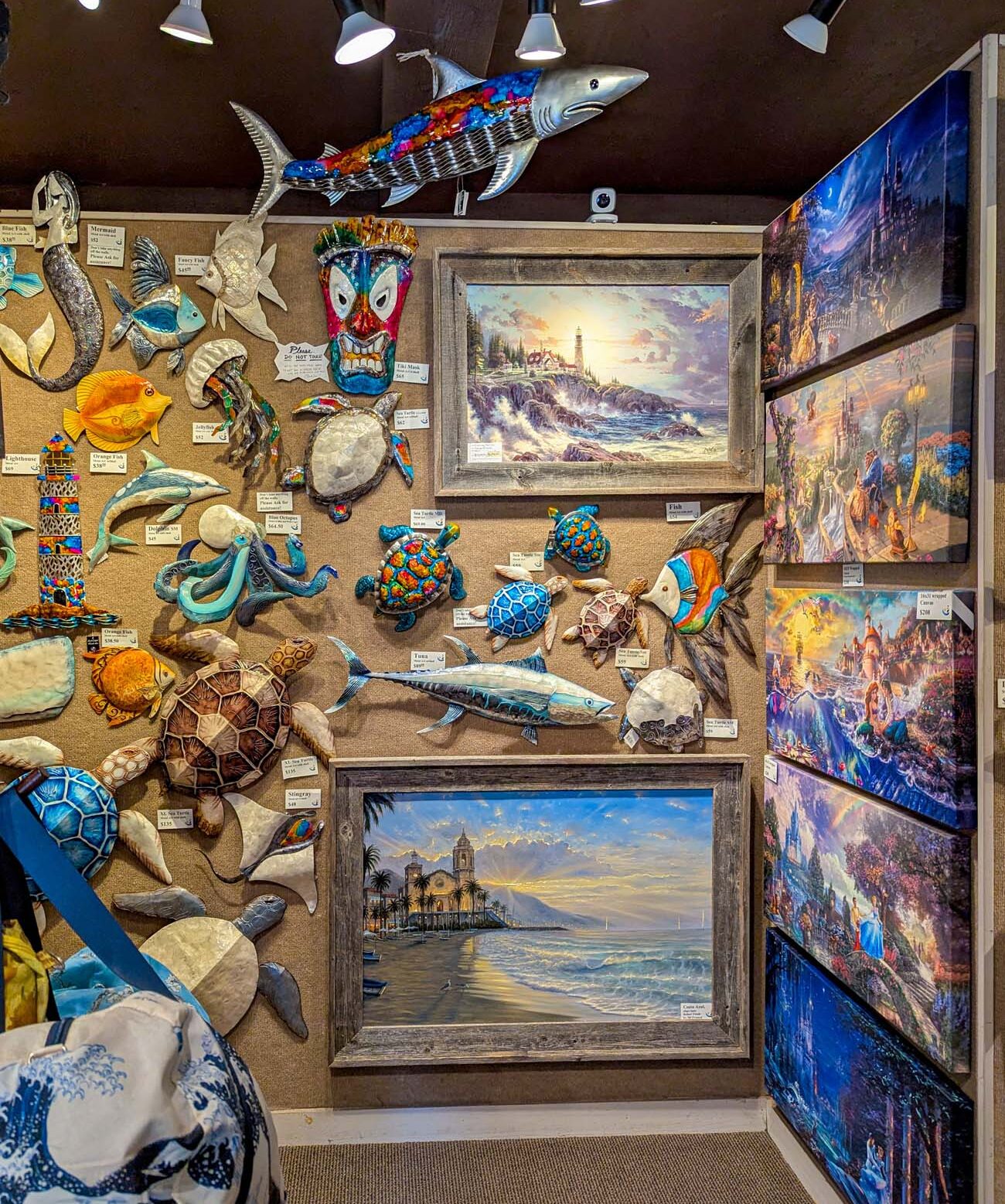 Lighthouse Galleries and Thomas Kinkade at Peddler's Village.