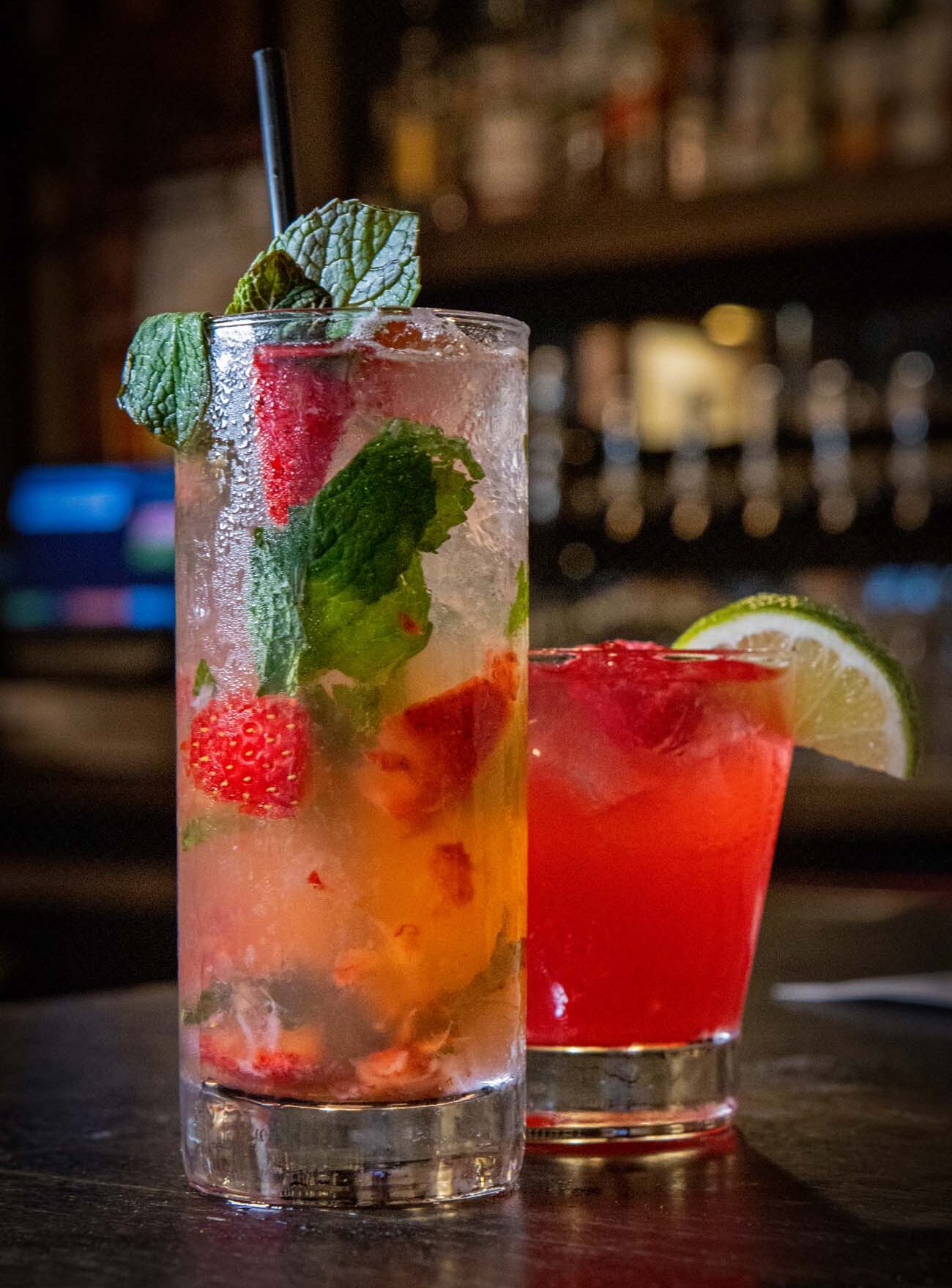 The Red Fox Cocktail and Mojito at The Red Fox Lounge