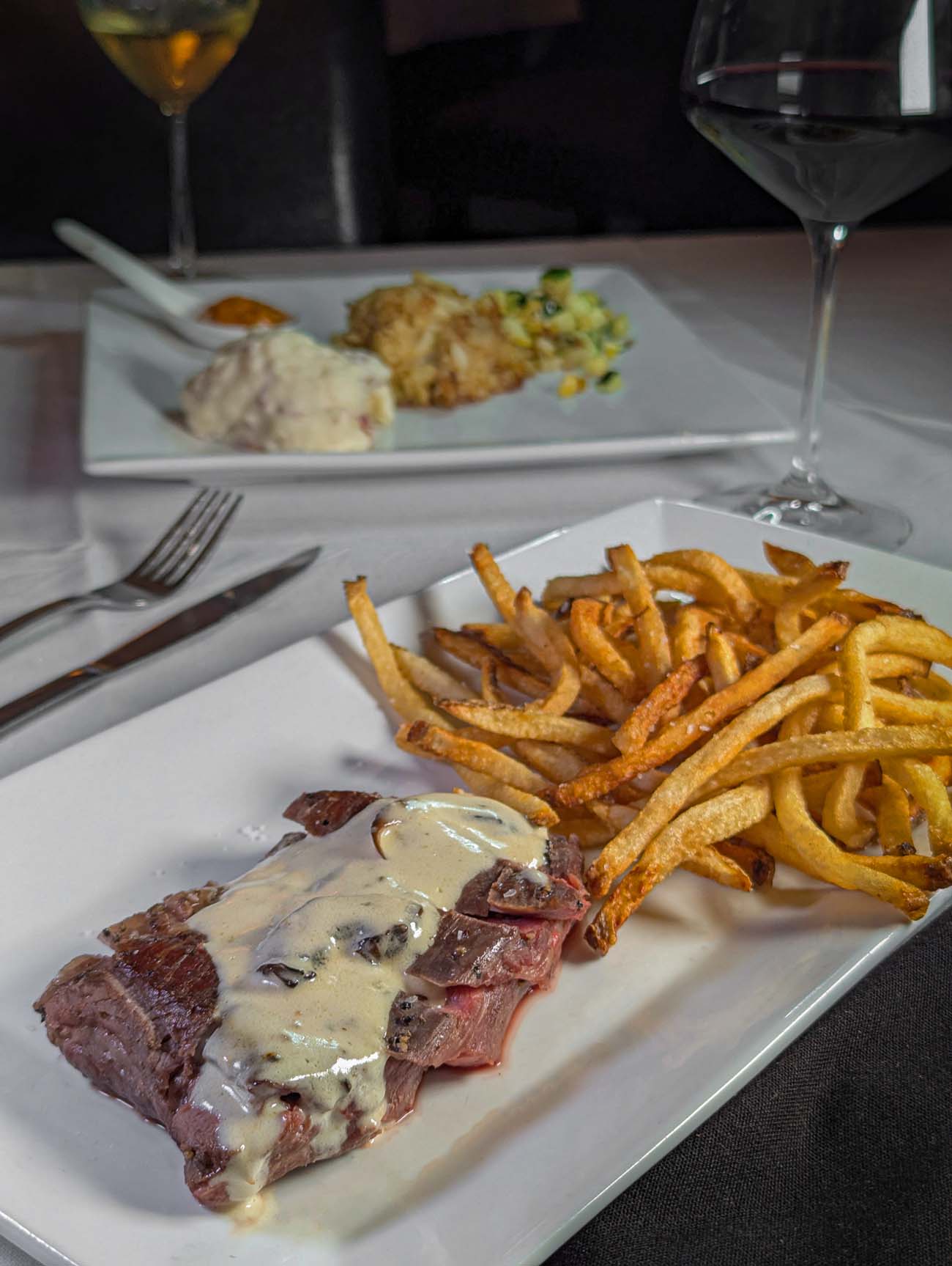 Brampton 1860 Review: A Timeless Retreat on the Eastern Shore 32 The Kitchen at the Imperial's signature hand-butchered flank steak, sous vide for six hours and sliced medium-rare, served with homemade shoestring fries and tarragon mushroom cream sauce.