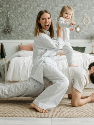 A Happy Family Spending Time with Each Other