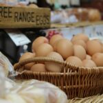 a basket of free range, farm fresh eggs